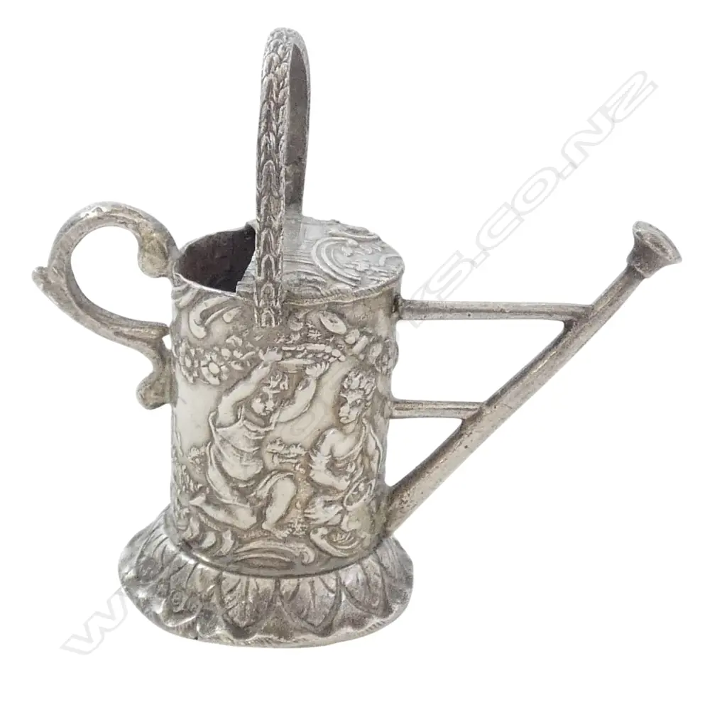 930 STANDARD FRENCH SILVER MINITURE WATERING CAN 22.6GMS Image 1++