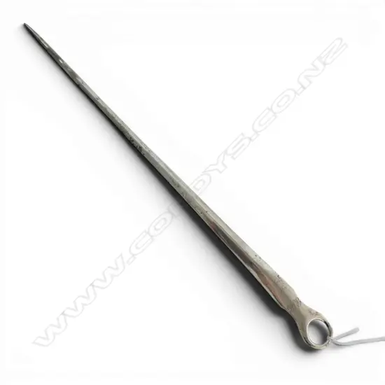 GEORGIAN S/SILVER MEAT SKEWER L375 95GMS