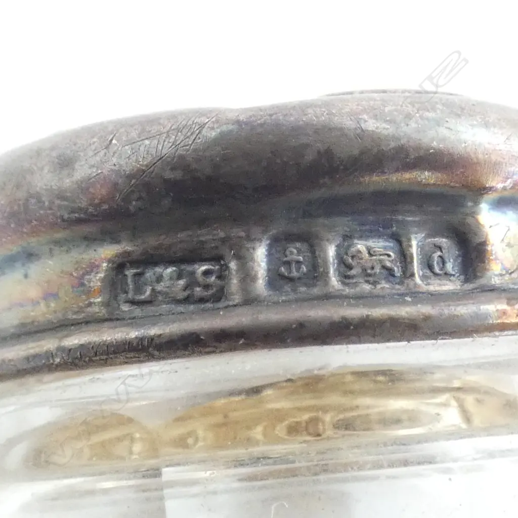 5 S/SILVER TOPPED DRESSINGTABLE BOTTLES 15GMS Image 1++