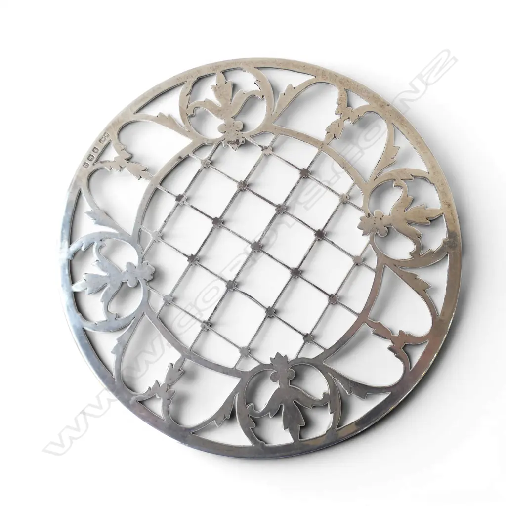 STG SILVER COASTER 150mm dia Image 1++