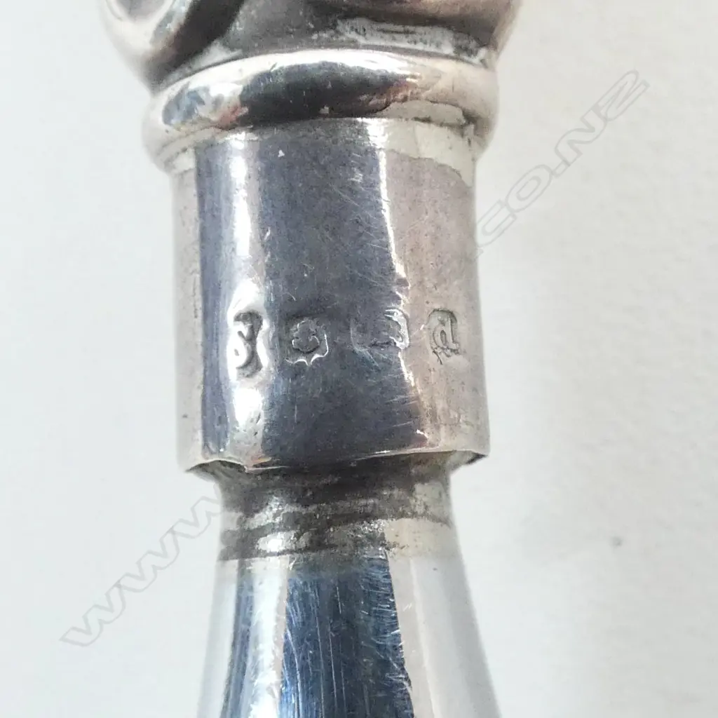 VINTAGE S/SILVER HANDLED SHOE HORN ANGEL PAT  Image 1++