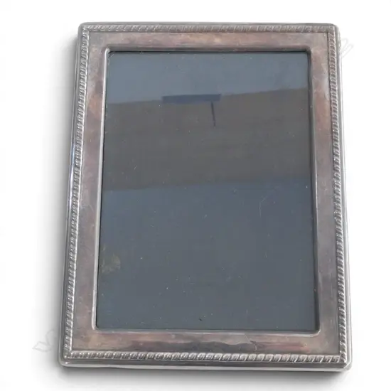 LARGE S/SILVER VINTAGE PHOTO FRAME H220MM no stand