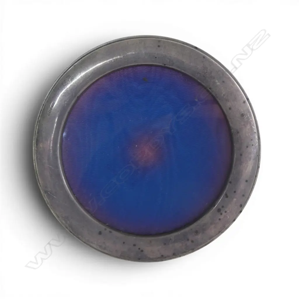 S/SILVER ROUND PHOTO FRAME DIA140MM Image 1++