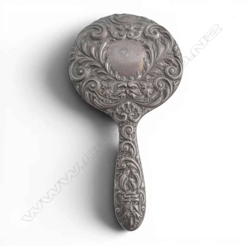 S/SILVER BACKED DRESSINGTABLE MIRROR Image 1++