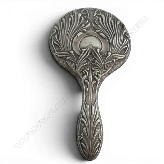 ART NOUVEAU S/SILVER HAND MIRROR 