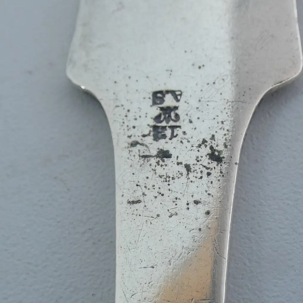 2 SILVER TABLE SPOONS L.220mm 99gms Image 1++
