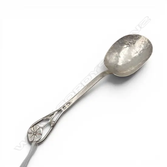 NZ S/SILVER ARTS & CRAFTS JAM SPOON STAMPED  JM  15GMS
