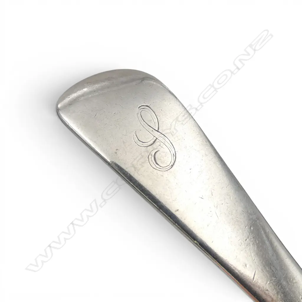 S/SILVER BUTTERKNIFE & DESSERT SPOON 69.5GMS Image 1++