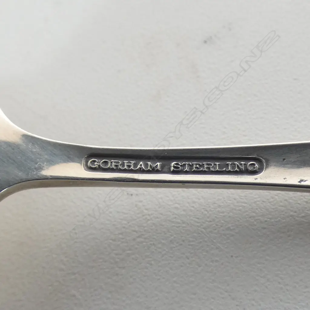SET OF 8 GORHAM S/SILVER COFFEE SPOONS 98.5GMS Image 1++