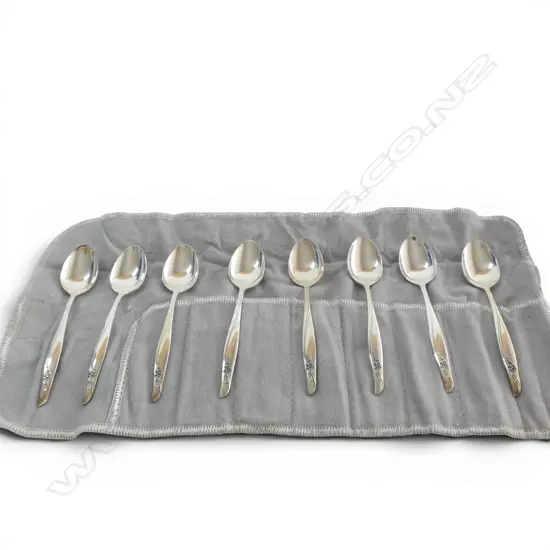 SET OF 8 GORHAM S/SILVER COFFEE SPOONS 98.5GMS