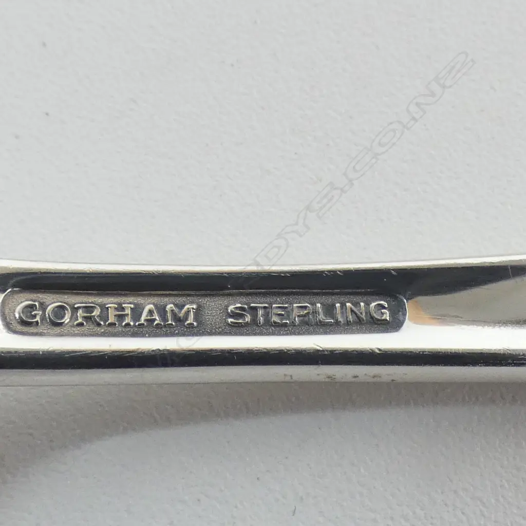 8 GORHAM S/SILVER DESSERT FORKS 333.9GMS Image 1++