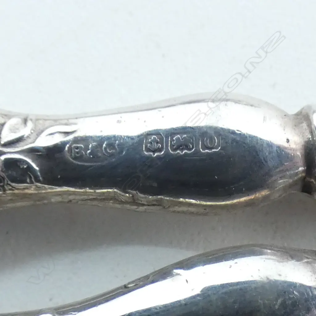 6 PRS SCISSORS, STG SILVER HANDLES L.110mm Image 1++