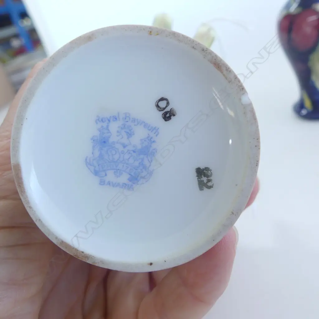 SMALL MOORECROFT VASE CHIP REPAIR H110MM & 2 R/BAYRUETH PCS H100MM Image 1++