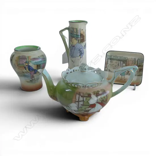 ROYAL BAYREUTH SUNBONNET BABIES TEAPOT, H.100x190mm