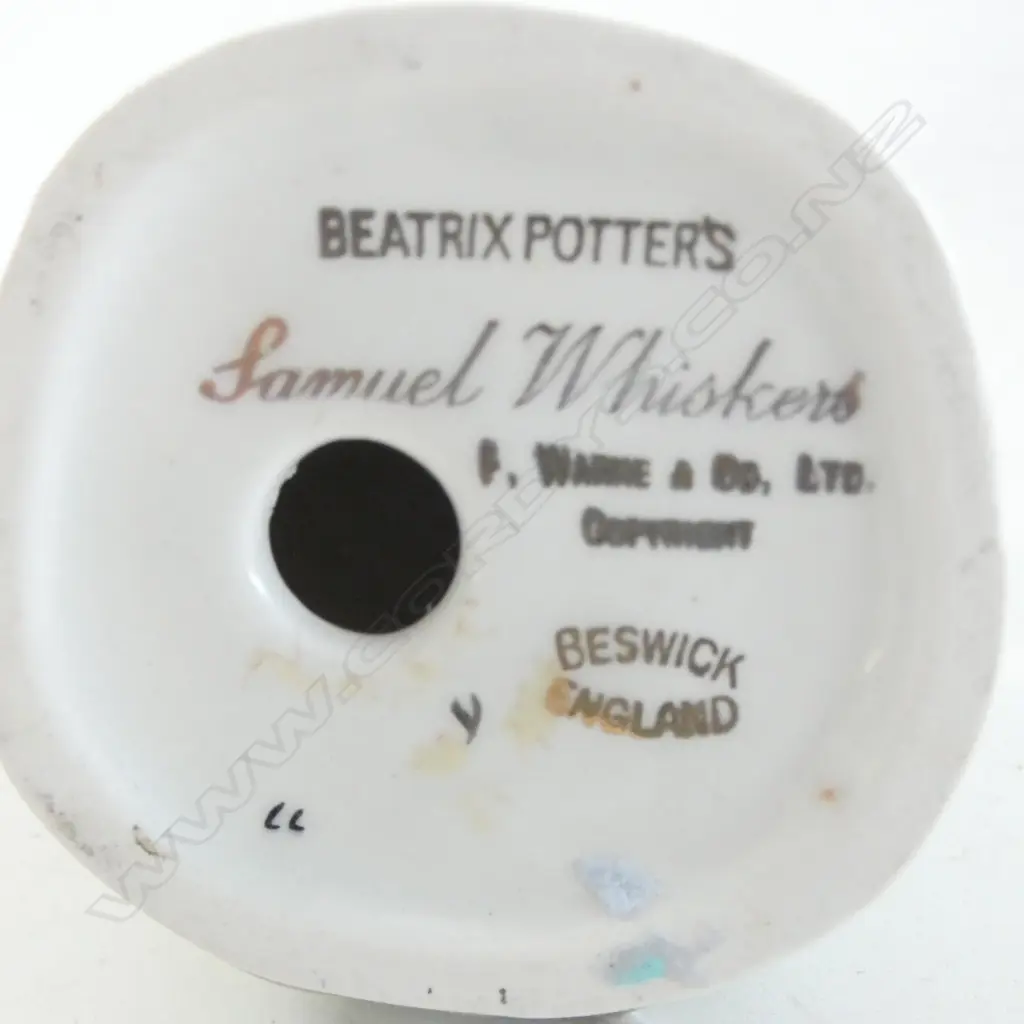 BESWICK BEATRIX POTTER 'SAMUEL WHISKERS' H.75mm, early gold backstamp 1948-1972 Image 1++
