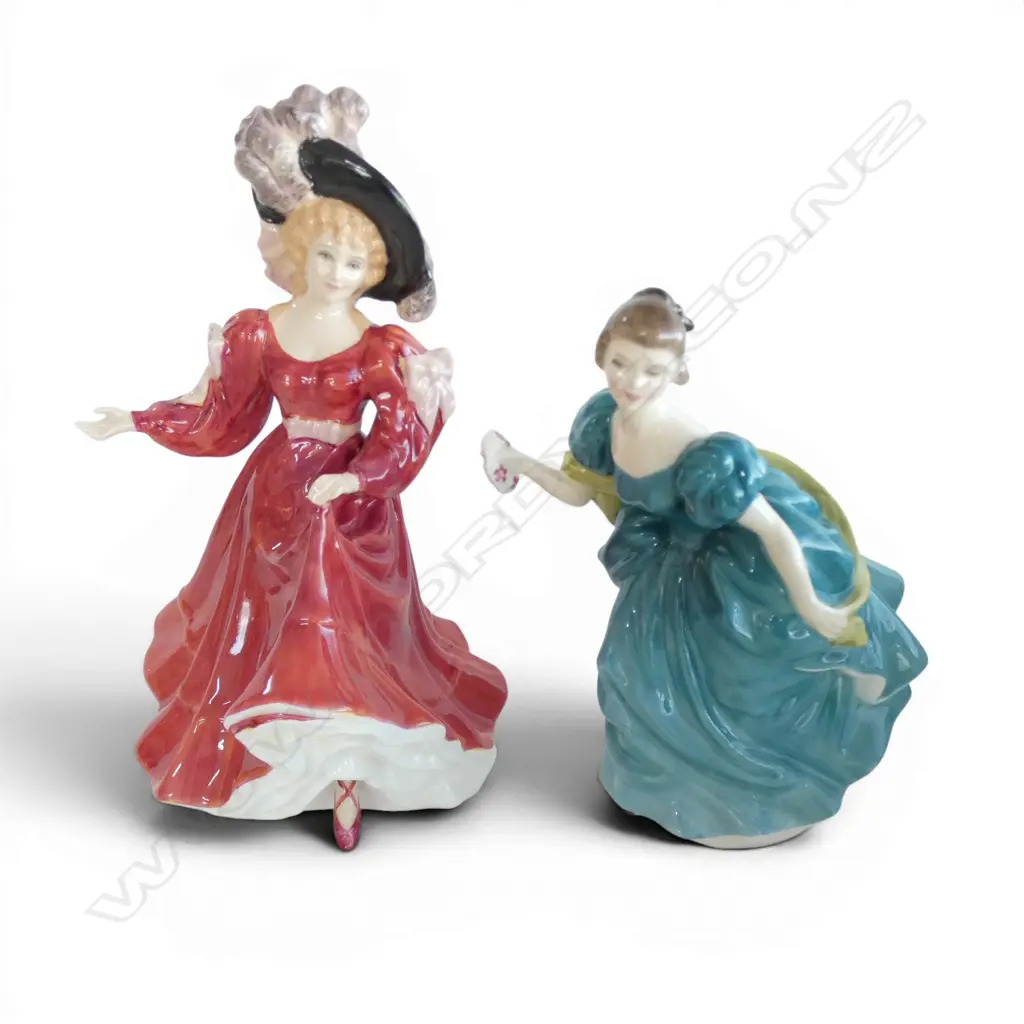 TWO ROYAL DOULTON FIGURINES – RHAPSODY & PATRICIA  Image 1++