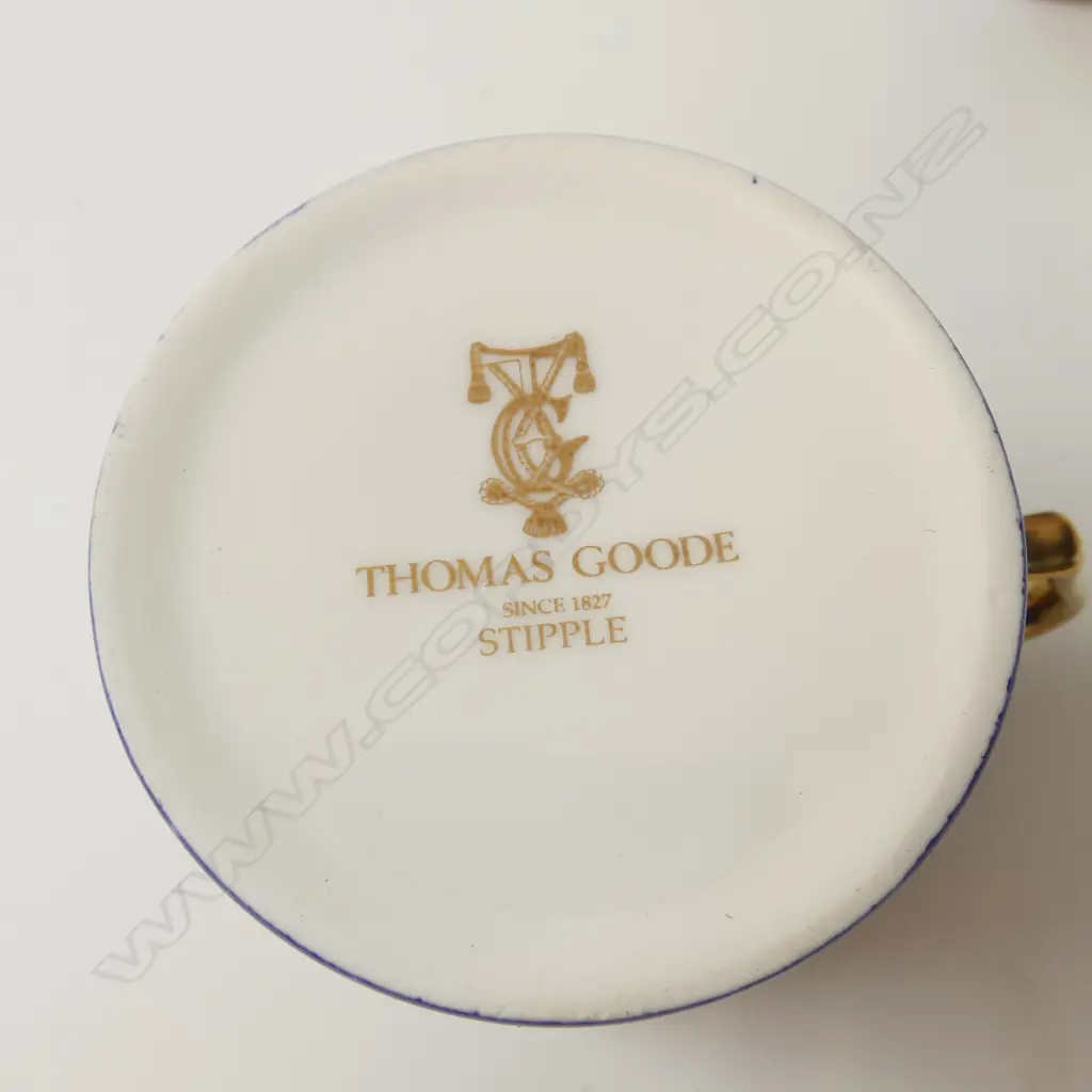 SET 4 THOMAS GOODE FINE CHINA COFFEE DUOS Image 1++