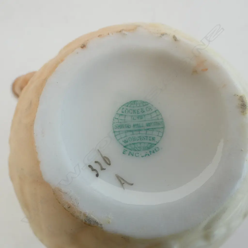 R/WORCESTER LIDDED JAR H110MM & LOCKE WORCESTER MILK & SUGAR H70MM Image 1++