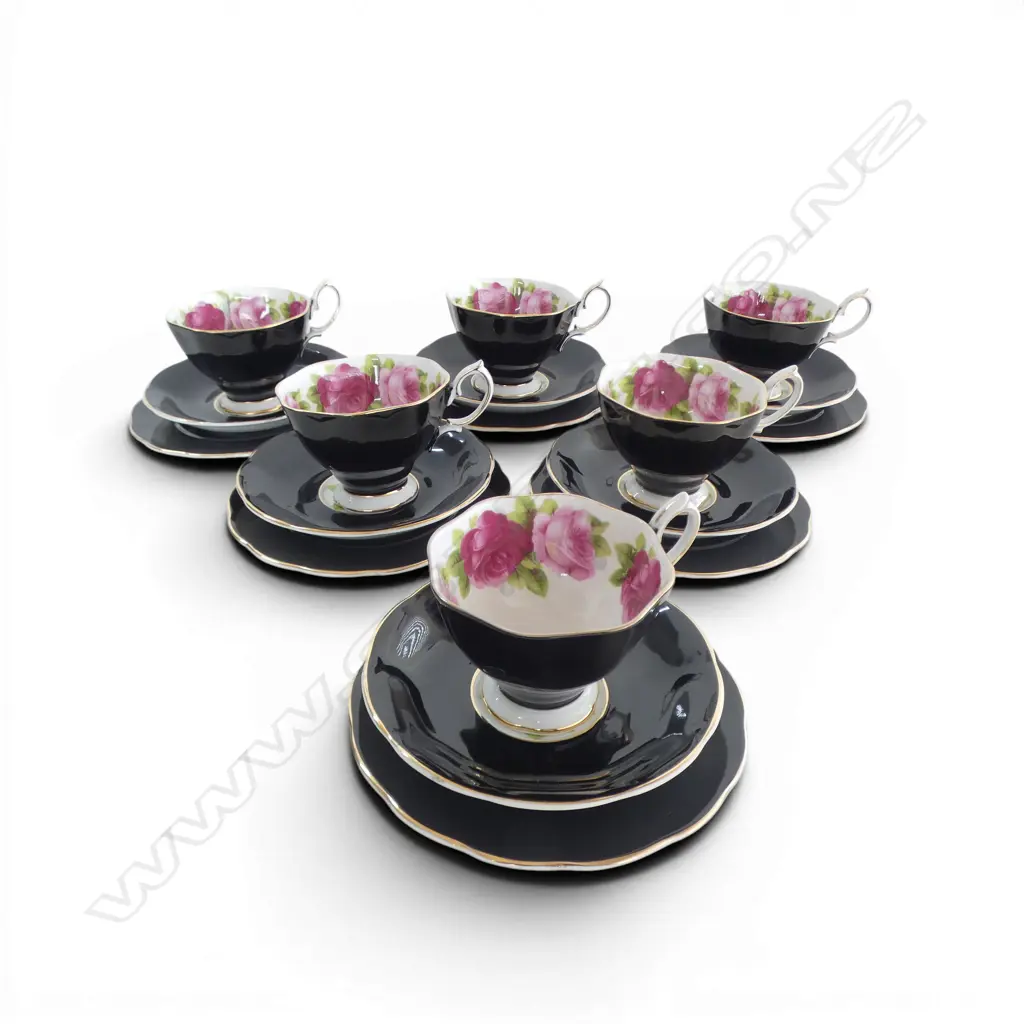 6 ROYAL ALBERT TRIOS Image 1++
