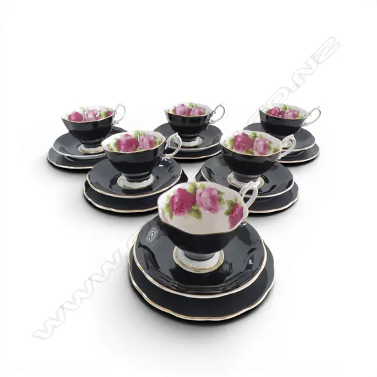 6 ROYAL ALBERT TRIOS