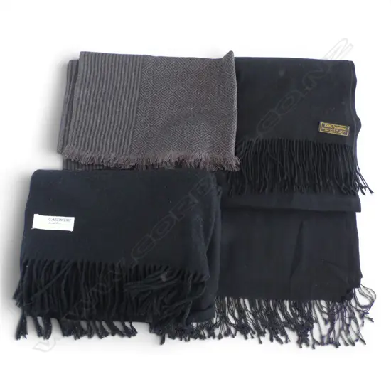 4 VINTAGE LUXURY SCARVES FROM NEPAL & SURROUNDING AREAS