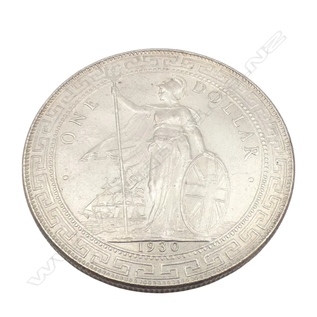1930 SILVER HONG KONG TRADE DOLLAR? 27.03gms Image 1++