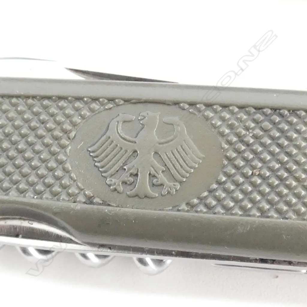 2 GERMAN MILITARY POCKET KNIVES L.110mm Image 1++