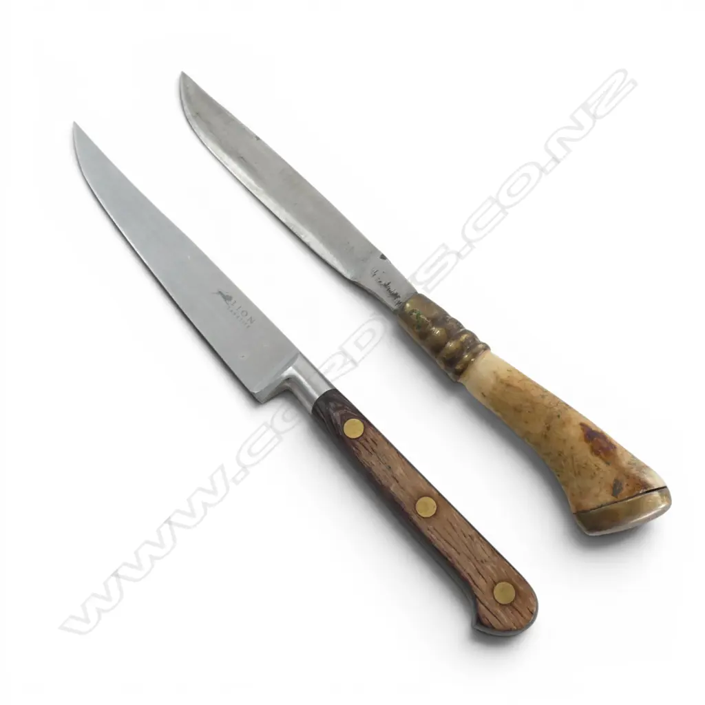 2 VINTAGE KNIVES L.230/225mm Image 1++