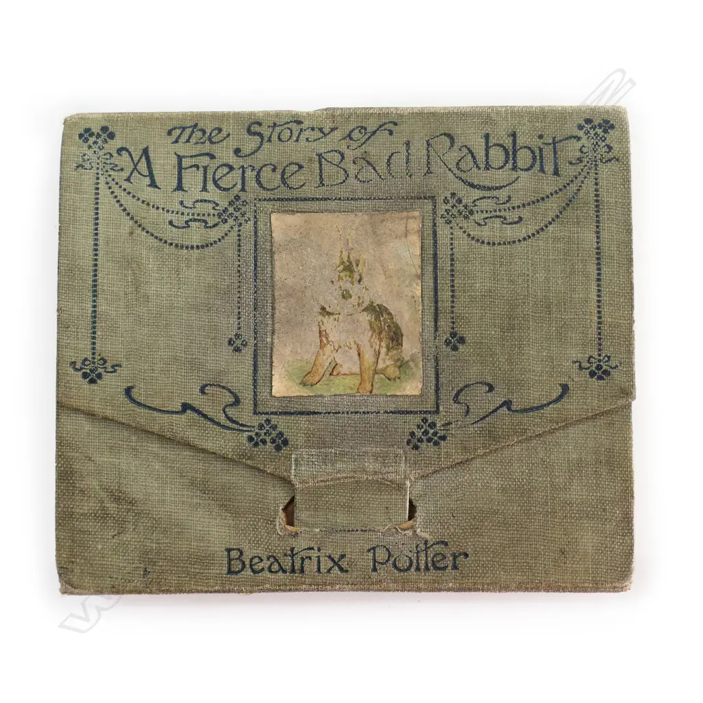 RARE 1906 BEATRIX POTTER 'The Story of a Fierce Bad Rabbit'  ACCORDIAN BOOK, 1st Edition Image 1++