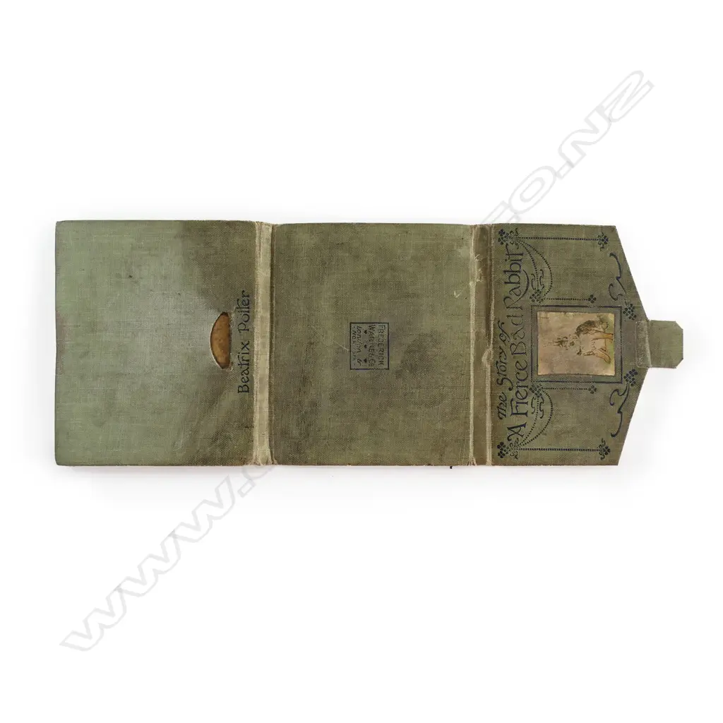 RARE 1906 BEATRIX POTTER 'The Story of a Fierce Bad Rabbit'  ACCORDIAN BOOK, 1st Edition Image 1++