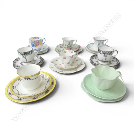 8 SHELLEY CHINA CSPS MIXED PATS