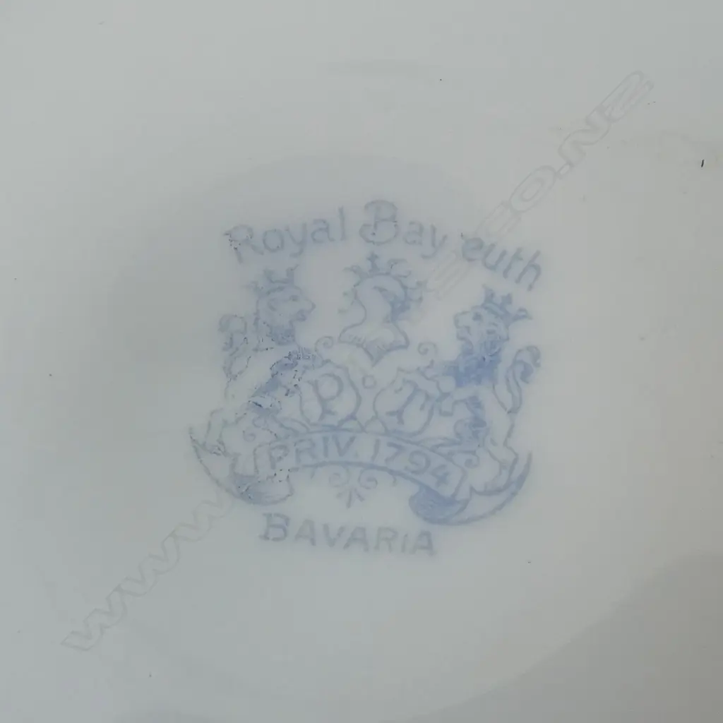 8 ROYAL BAYREUTH CANDLESTICKS / CHAMBERSTICKS Image 1++