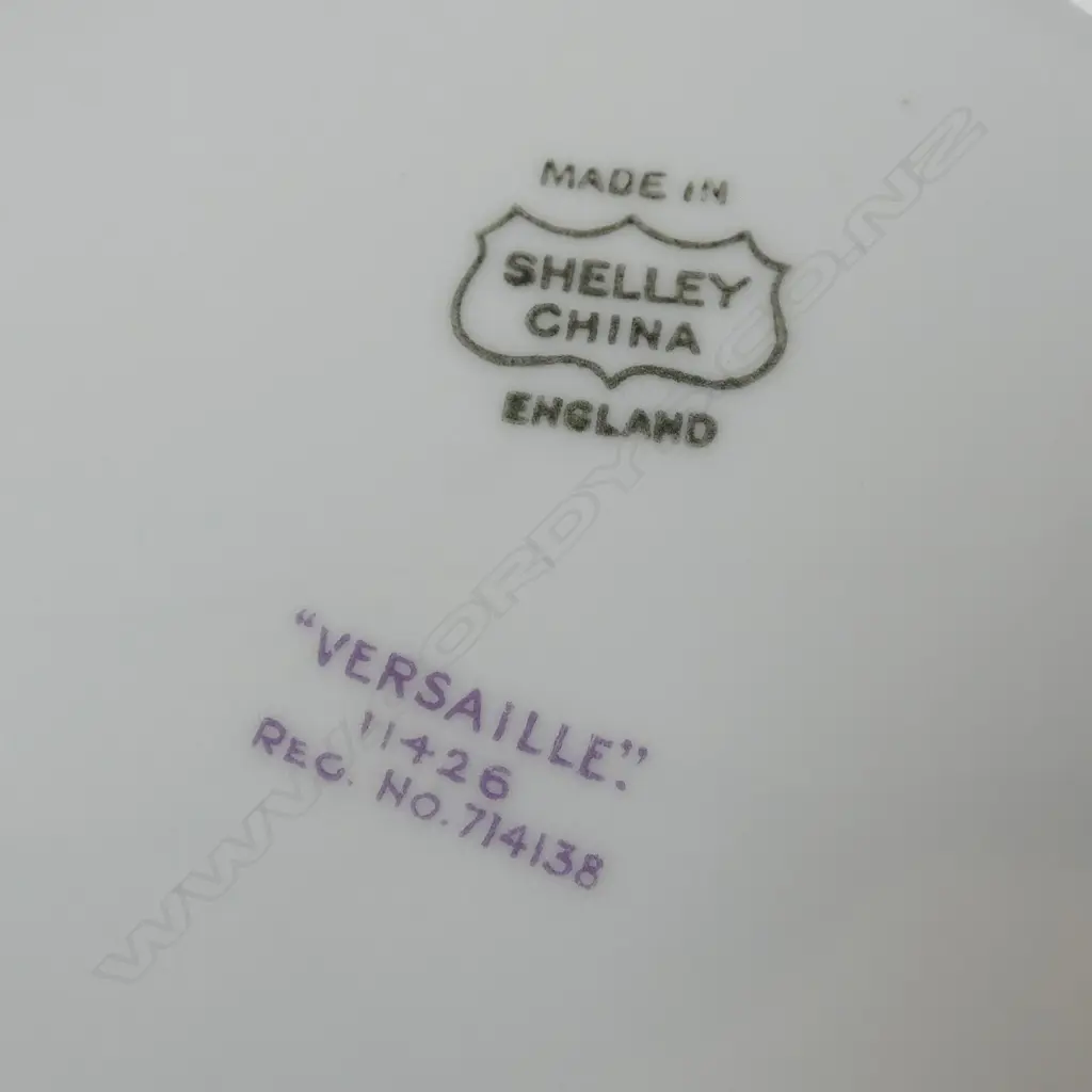 PART SHELLEY CHINA TEASET 6CUPS SAUCERS 5 SIDE PLATES BIRD OF PARADICE PAT Image 1++