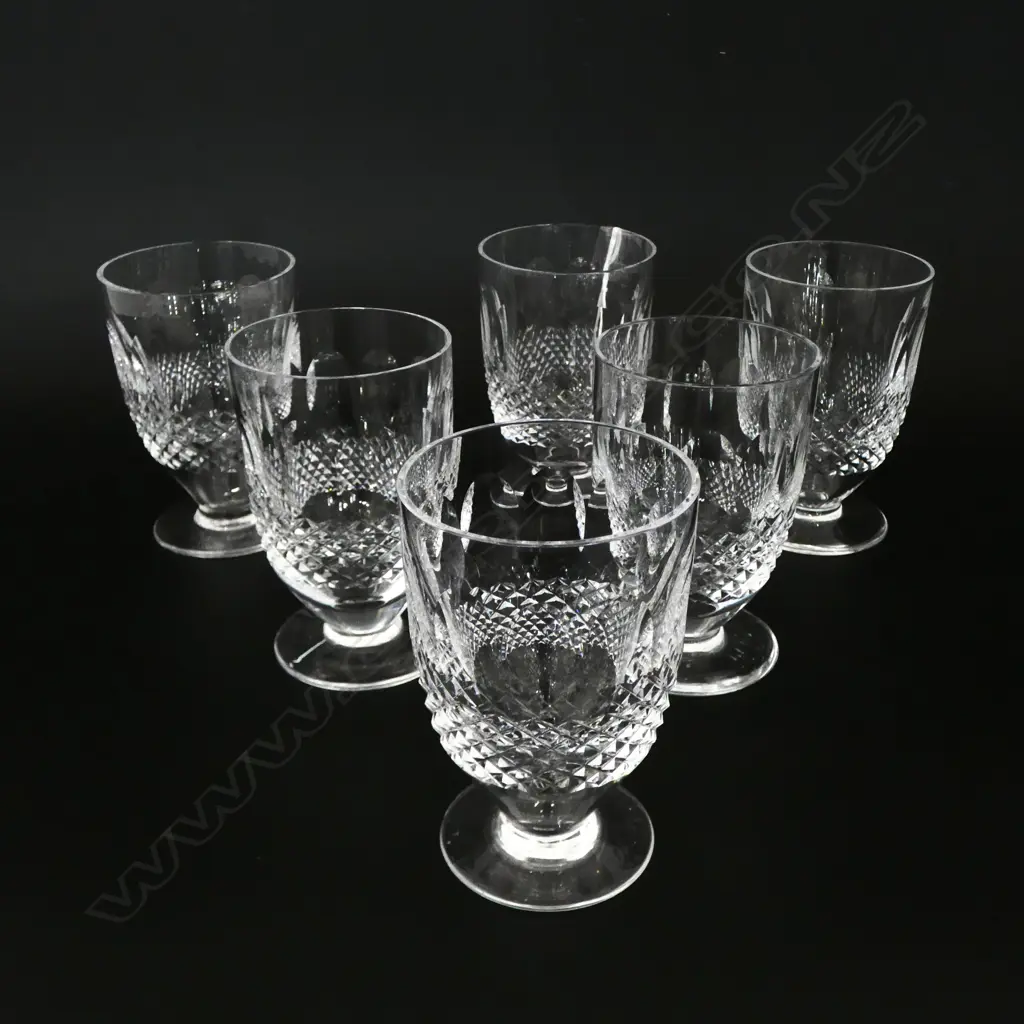 6 WATERFORD CRYSTAL GLASSES, H.100mm Image 1++