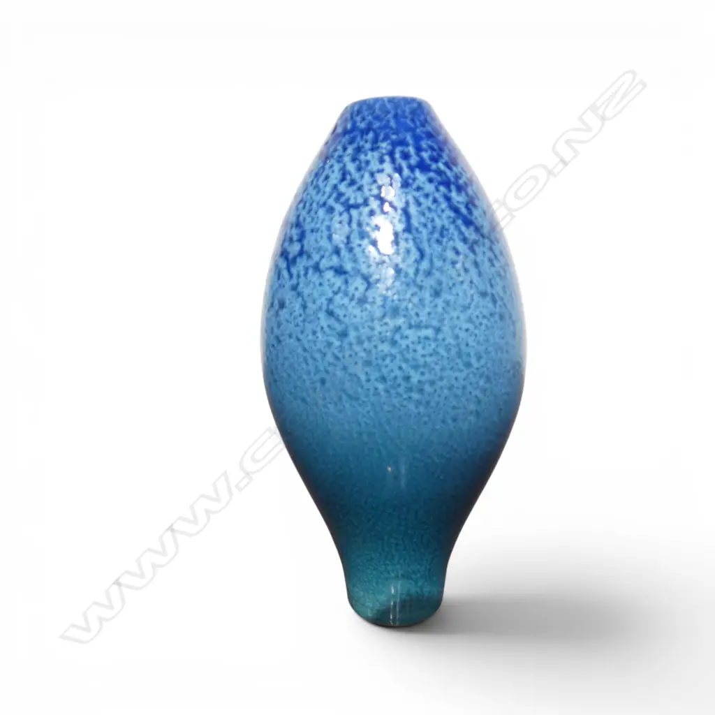 Graham Ambrose 'Icey Wanaka Long Orb' ceramic vase. H.168mm. See biographical details on previous lot Image 1++
