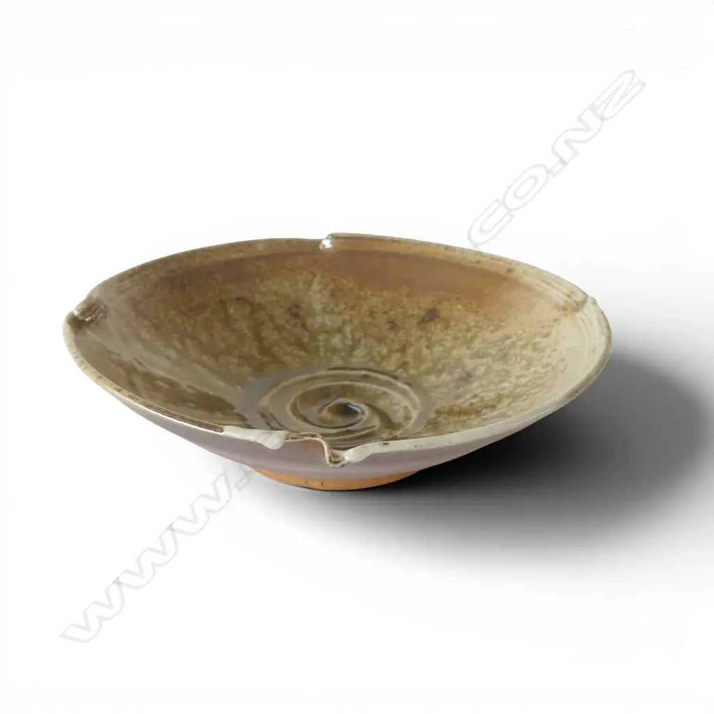 ROSS MITCHELL-ANYON STUDIO POTTERY BOWL DIA230MM Image 1++