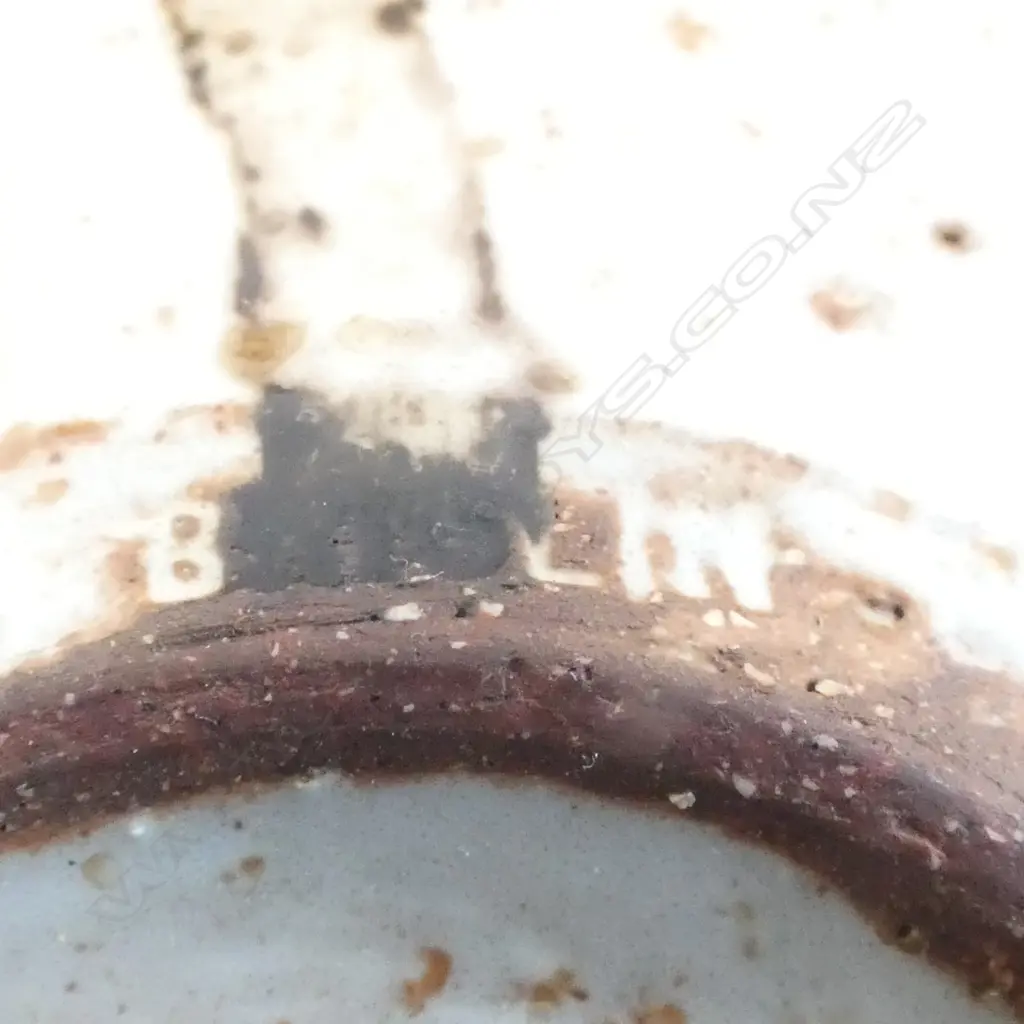 WOODFIRED STUDIO POTTERY BOWL BY ELENA RENKER H100MM & ANOTHER SMALL BOWL H70MM Image 1++