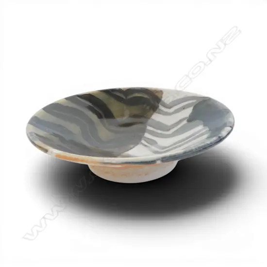 SMALL STUDIO POTTERY BOWL BY MIKE O'DONNELL DIA170MM