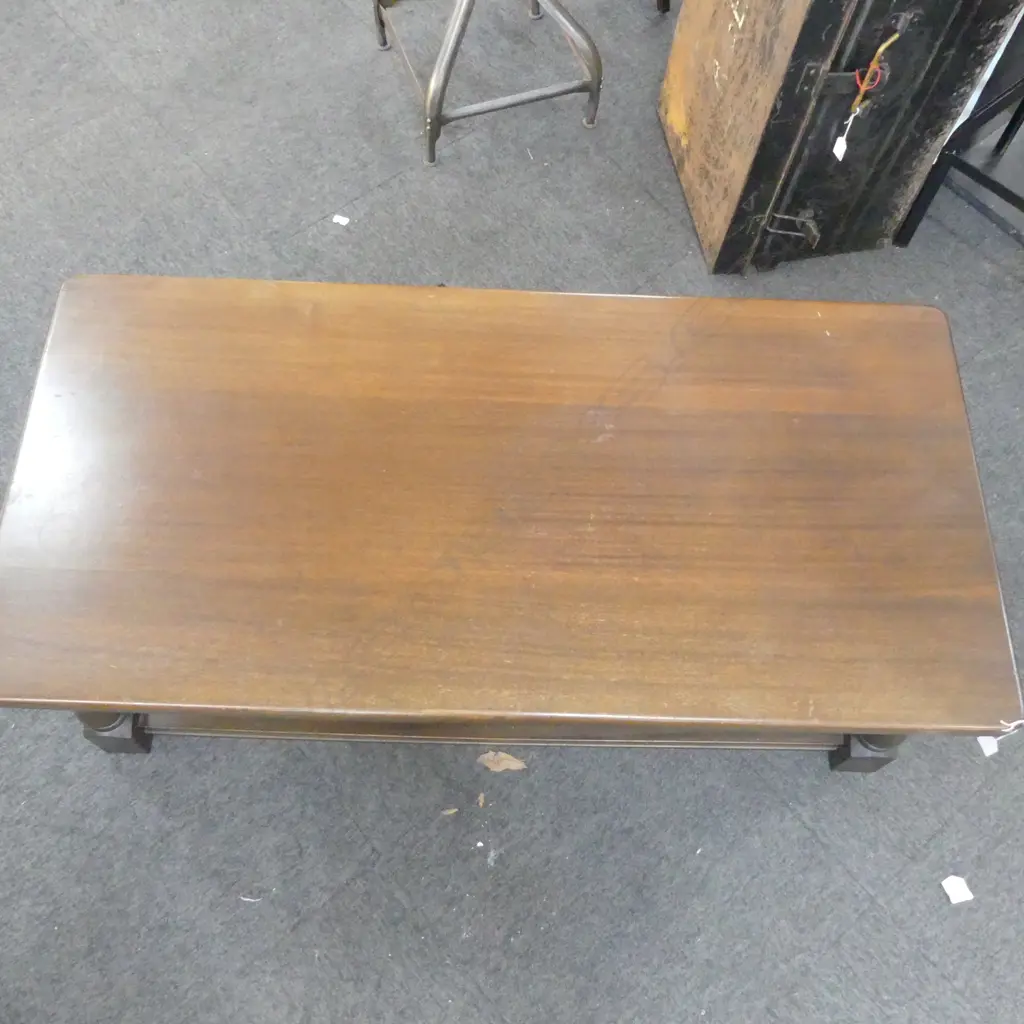 MAHOGANY COFFEE TABLE 1220x595x400mm Image 1++