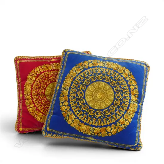 2 VERSACE MEDUSA CUSHIONS 380x380mm