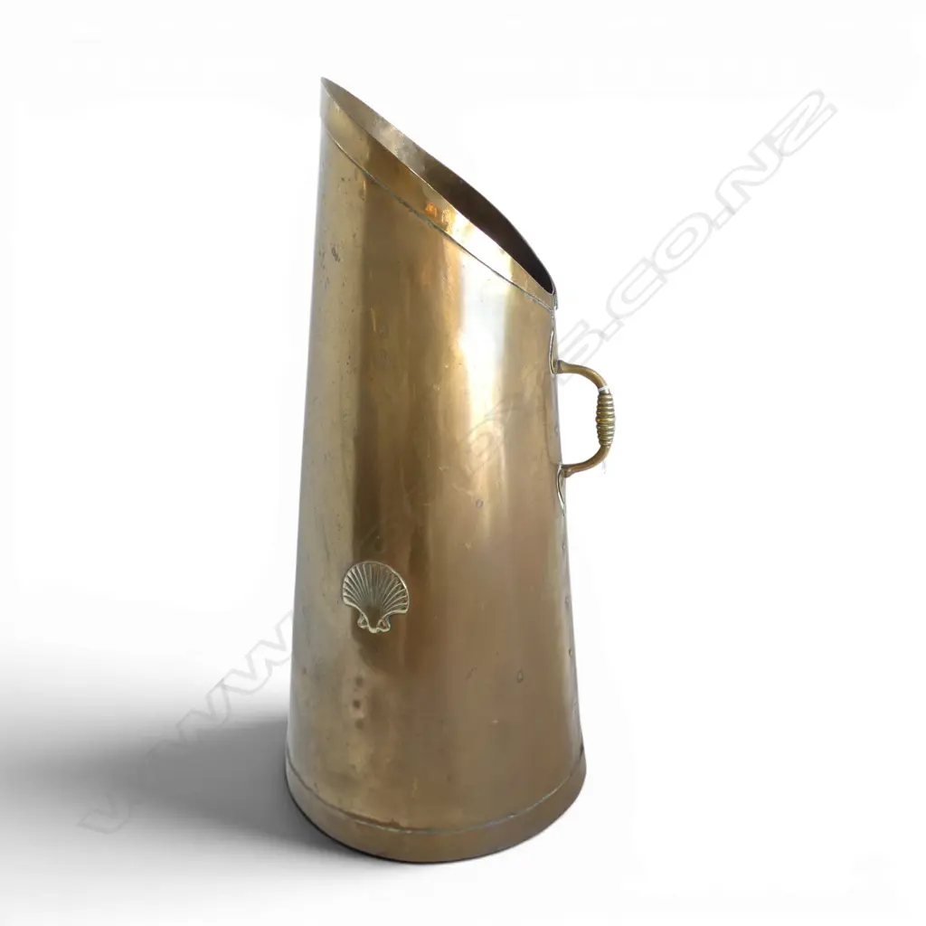 BRASS COAL SHUTTLE, H.560mm Image 1++
