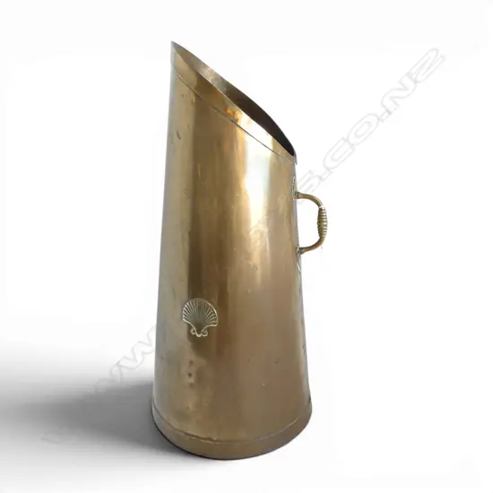 BRASS COAL SHUTTLE, H.560mm