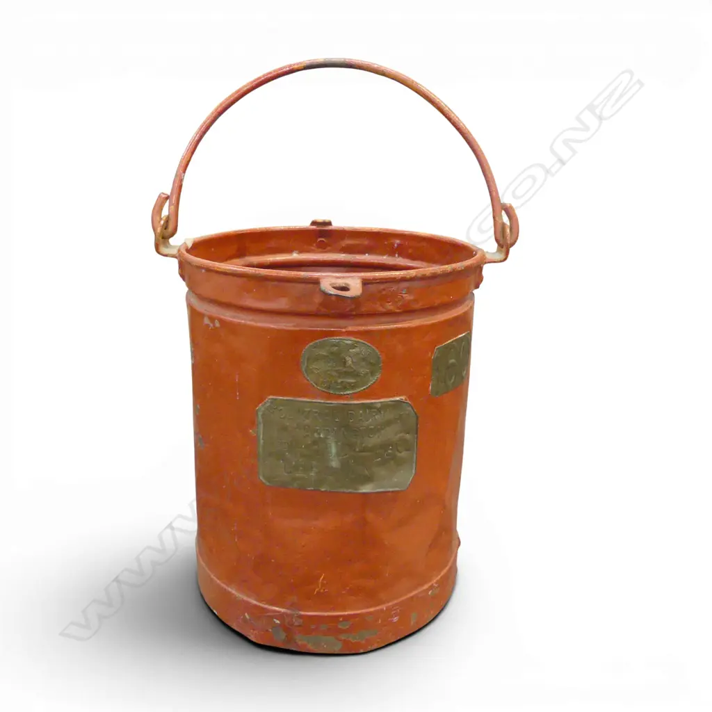 VINTAGE NZ DAIRY MILK CAN "CENTRAL DAIRY ADDINGTON" , A/F Image 1++