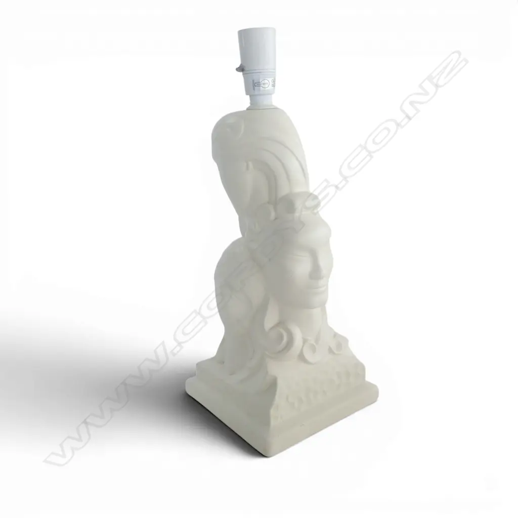 CROWN LYNN THREE FACES OF EVE LAMP BASE H.400mm... Image 1++