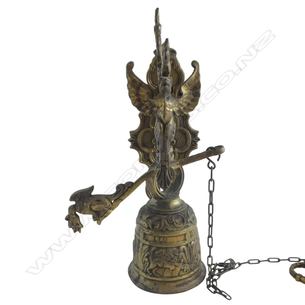 VINTAGE BRASS BELL H.300mm Image 1++