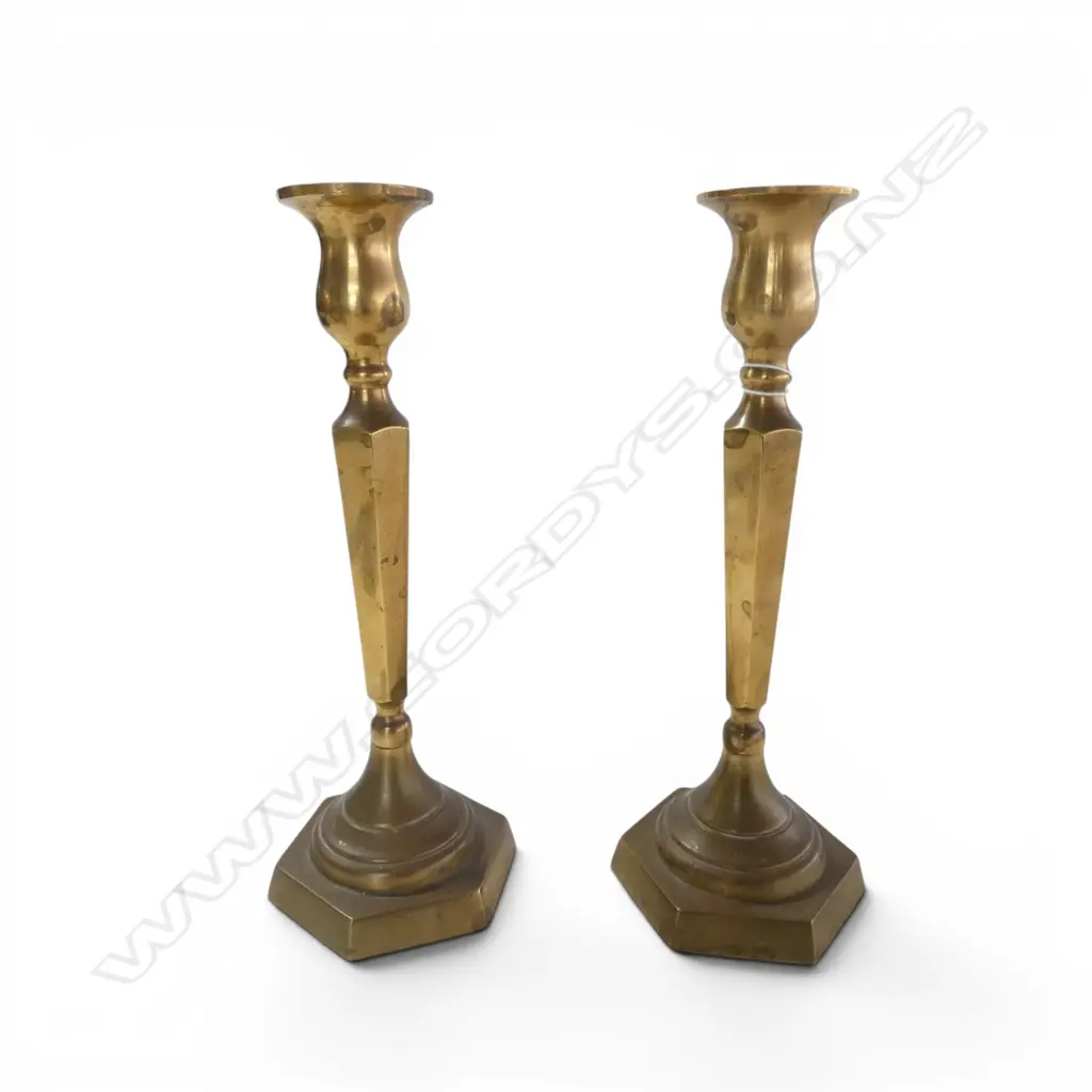 PR BRASS CANDLESTICKS H.245mm Image 1++