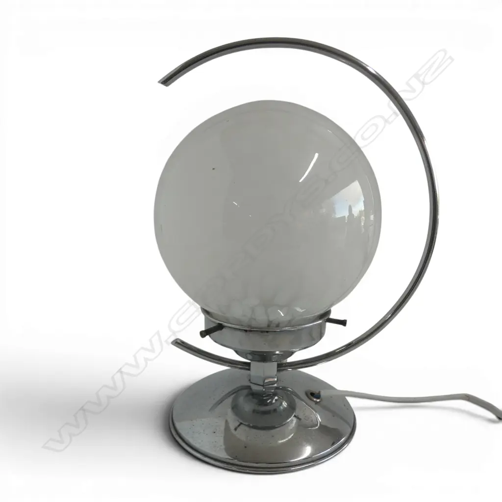 ART DECO CROME  TABLE LAMP H260MM Image 1++