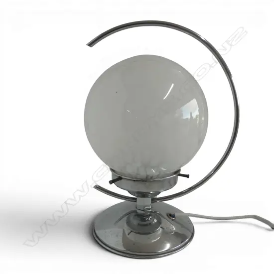 ART DECO CROME  TABLE LAMP H260MM