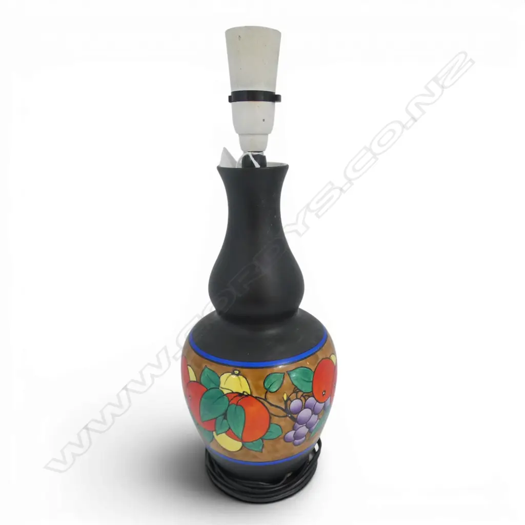 MID CENTURY BISTRO CHINA FRUIT PAT TABLE LAMP H380MM Image 1++