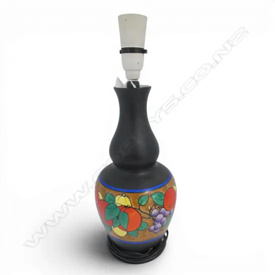 MID CENTURY BISTRO CHINA FRUIT PAT TABLE LAMP H380MM